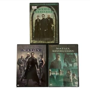 Warner Bros. Matrix Trilogy DVD Set - Green and Black Covers